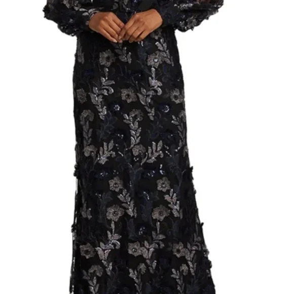 Badgley Mischka | Dresses | Badgley Mischka Black Tie Dress Worn Once |  Poshmark
